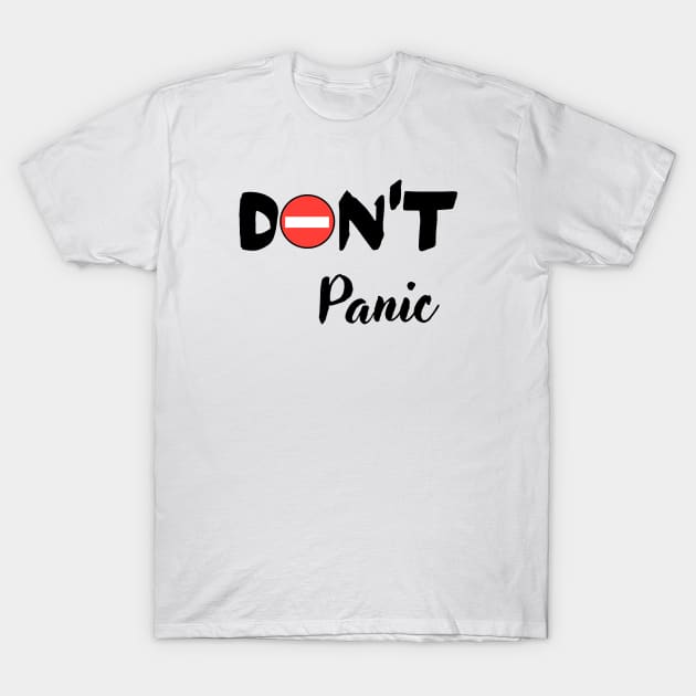 Don´t panic T-Shirt by WordsGames